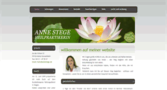 Desktop Screenshot of annestege.de